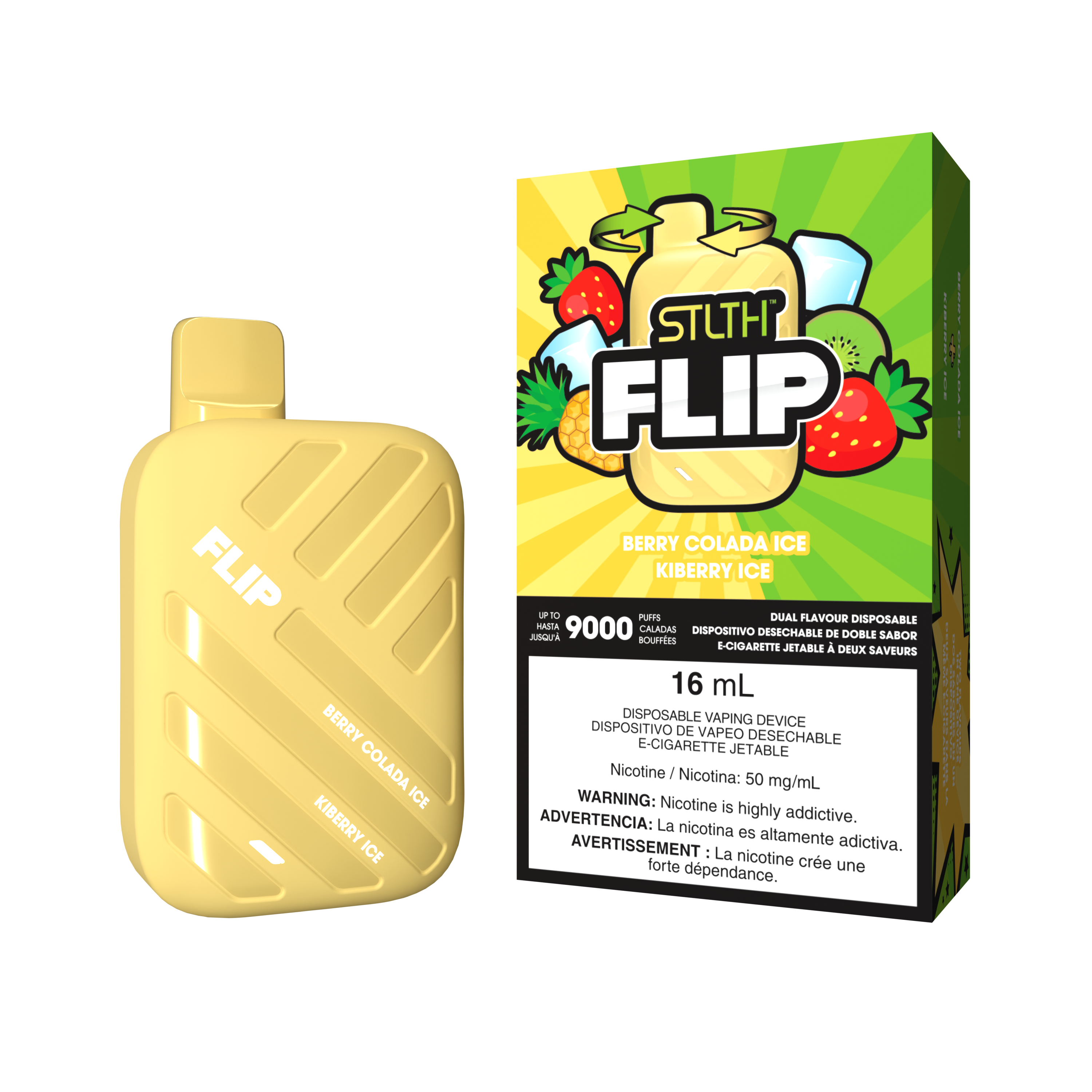 Flip - Berry Colada Ice Et Kiberry Ice STLTH VAPE Morocco Flip - Berry Colada Ice Et Kiberry Ice STLTH VAPE Morocco