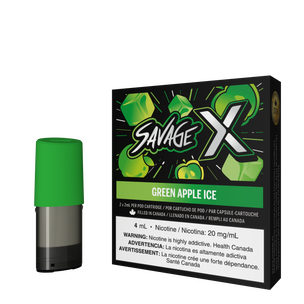 Capsule-cartouche SAVAGE X - Green Apple Ice